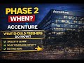 Accenture Phase 1 Done | Phase 2 Result When? | Reality + Fresher Learning Curve