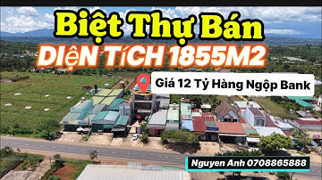 12Tỷ Biệt Thự 1855m2 Mặt Tiền Quốc Lộ Cần Bán Gấp !