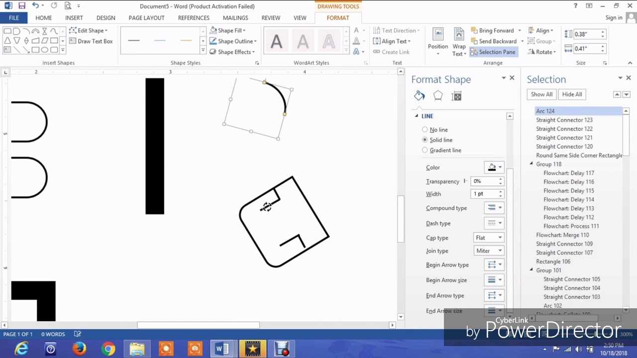 Create Floor plan with MS word YouTube