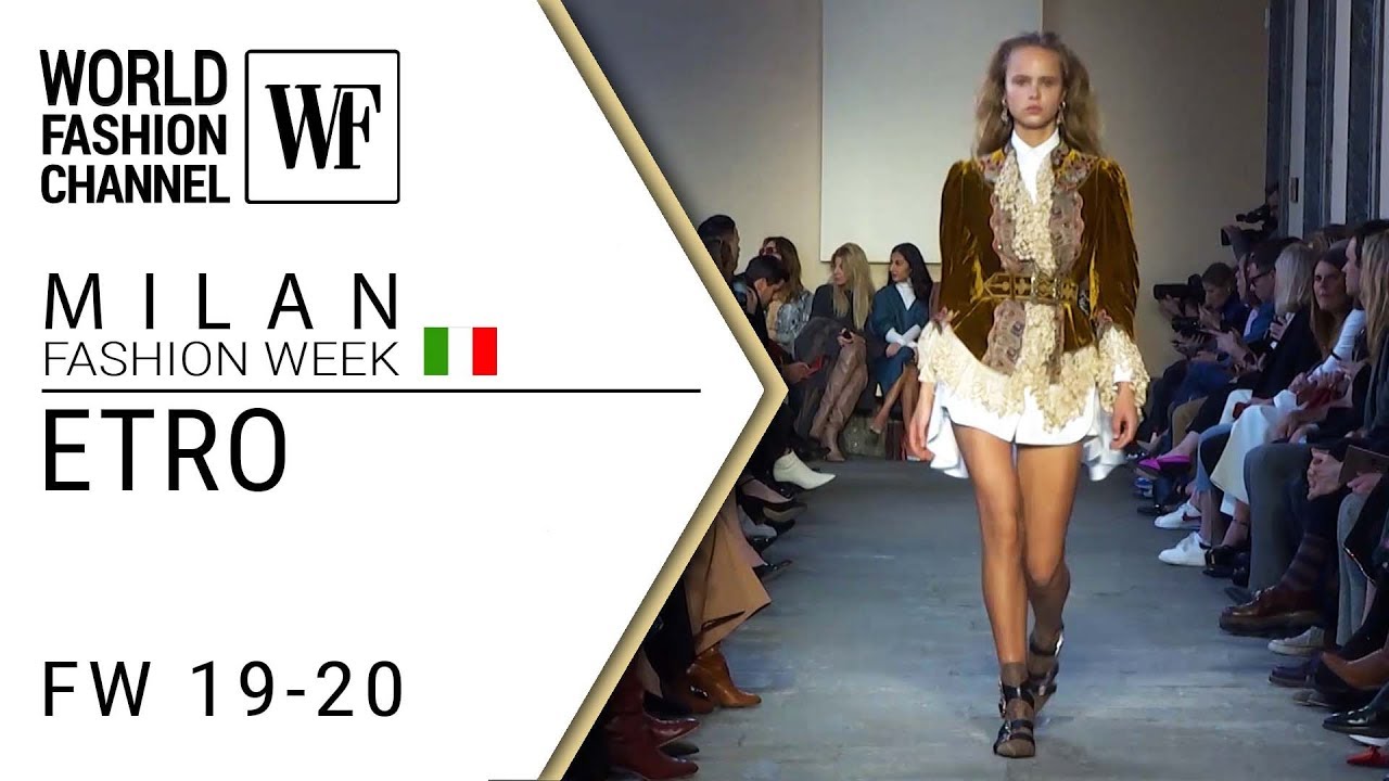 Etro FW 19-20 Milan fashion week - YouTube