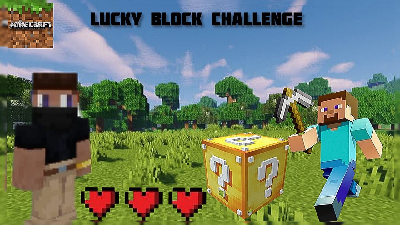 Lucky block challenge in Minecraft - YouTube