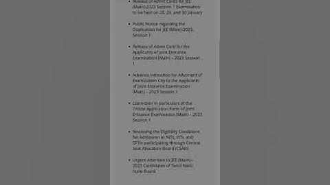 #NTA  Declared #jeemain 2023 result