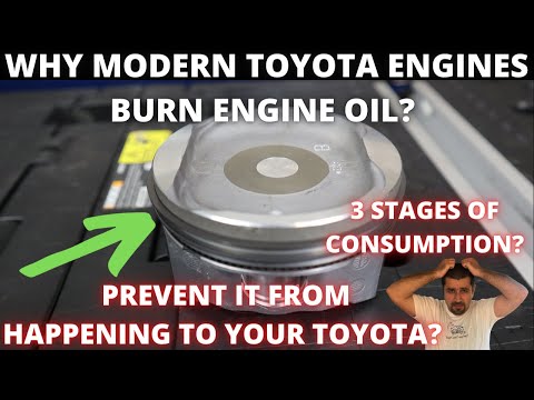 Why do Toyota engines consume oil ? And how to prevent it?