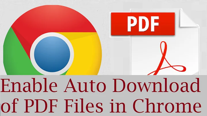 How to Enable Auto Download of PDF files in Google Chrome Instead of Opening them in Chrome