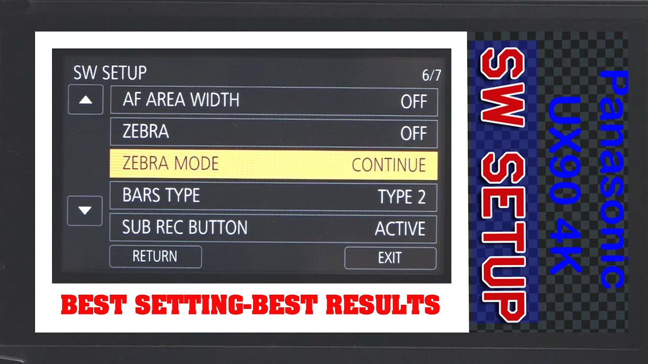 important SW Setup ux90 Panasonic UX90 4K setting आवश्यक सेटिंग्स हिन्दी , YouTube