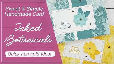 Quick Fun Fold Card | Inked & Tiled by Stampin