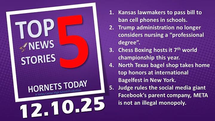 Top 5 News Stories --- Wednesday, December 10, 2025