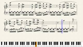 Video thumbnail of "McDonald, Piano Sonata in A minor. I. Allegro maestoso. [Piano Tutorial + Sheets]"