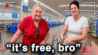 When Walmart Shoplifters Think Leaving With a Full Cart Is No Big Deal