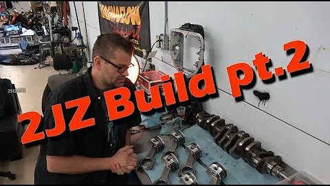 2JZ Engine Build Part 2. (Giveaway Veilside Supra)