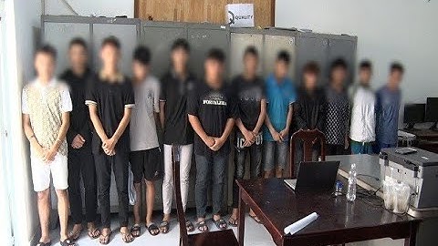 Xử lý nhóm thanh thiếu niên gây rối trật tự công cộng