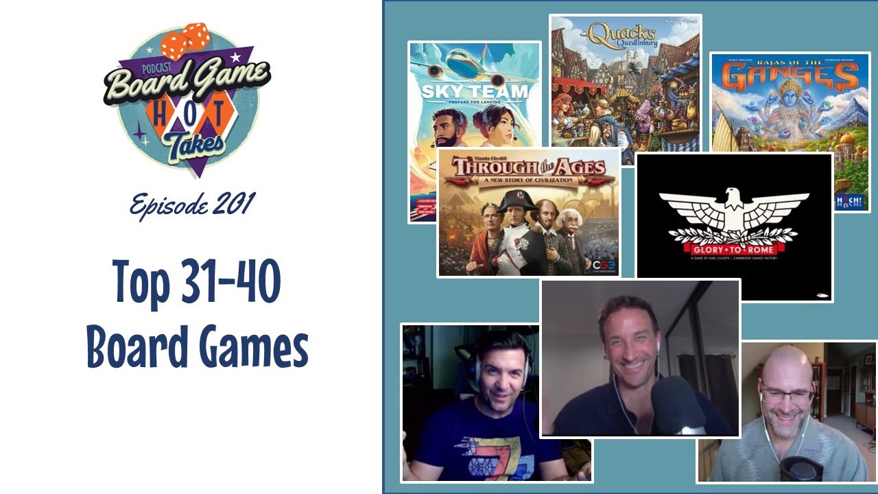 Top Board Games of All Time (31-40) 2024 Edition - YouTube