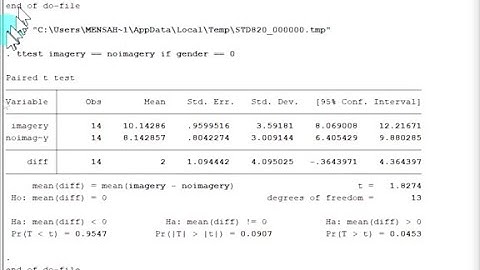 Paired Samples in STATA || Paired T-test & Wilcoxon Signed-Rank test in STATA || Tutorial 5 of 4