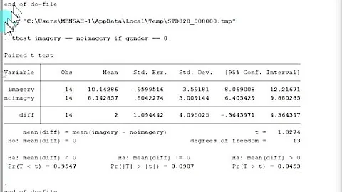 Paired Samples in STATA || Paired T-test & Wilcoxon Signed-Rank test in STATA || Tutorial 5 of 4