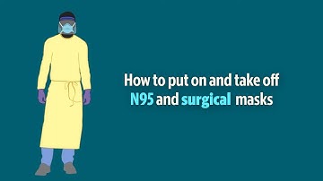 How to put on and take off N95 and surgical masks