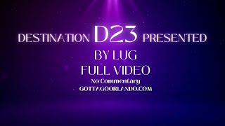 Destination D23 Expo Full Video Walt Disney Parks and Resorts Panel 2023