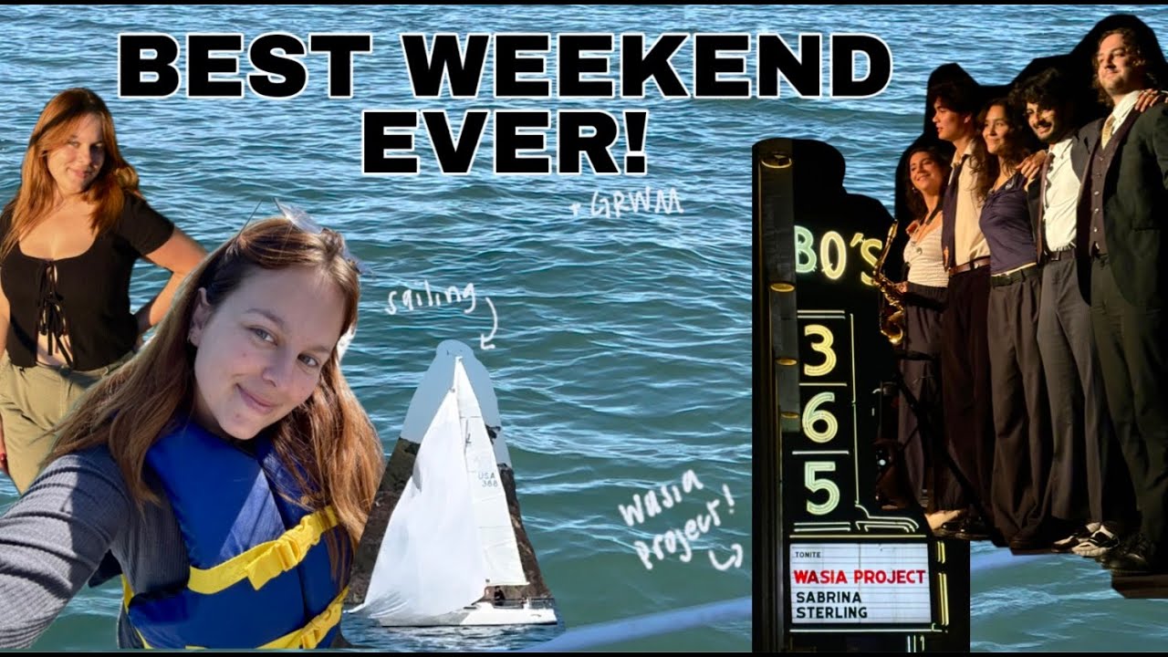 Spend a Weekend with Me! ⭐️⛵️| GRWM, solo-concerts, & sailing in SF