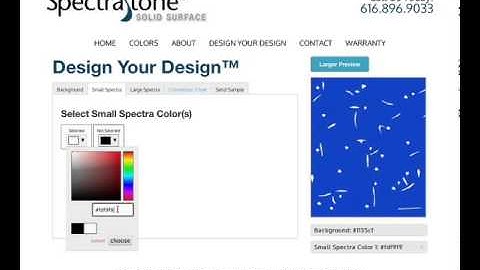 SpectraStone Design Your Design Video Tuorial