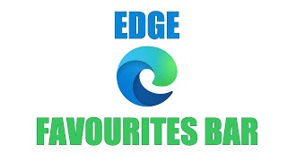 edge favorites bar - get it back