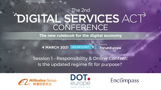 2nd Digital Services Act Conference | Responsibility & Online Content