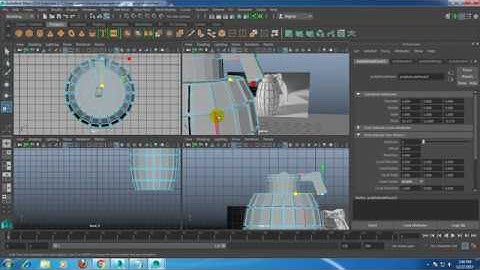 Tutorial on Modeling a Grenade in Maya.
