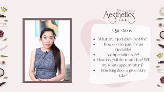What areas can be treated with Injectables?