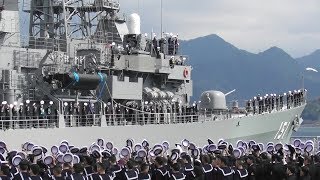 いってらっしゃい♪ 護衛艦あさぎり出国行事　第33次派遣海賊対処行動水上部隊　DSPE　Japan Maritime Self-Defense Force 舞鶴地方隊　海上自衛隊 Japan 2019