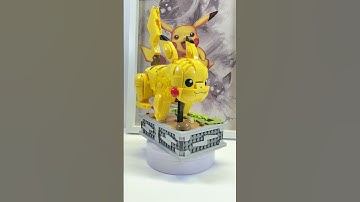 How to Build Pikachu Mega Construx - Teaser  #pokemon #toyreview #pikachu #lego #pokemongo #shorts