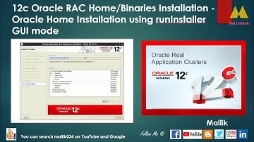12c Oracle RAC Home/Binaries Installation - Oracle Home Installation using runInstaller GUI mode