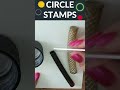 WATERCOLOR Circle Stamps create FUN Backgrounds and Effects! #watercolorpainting