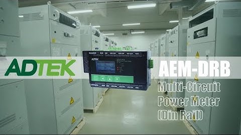 ADTEK AEM-DRB: Multi-Circuit Power Meter (DIN Rail)
