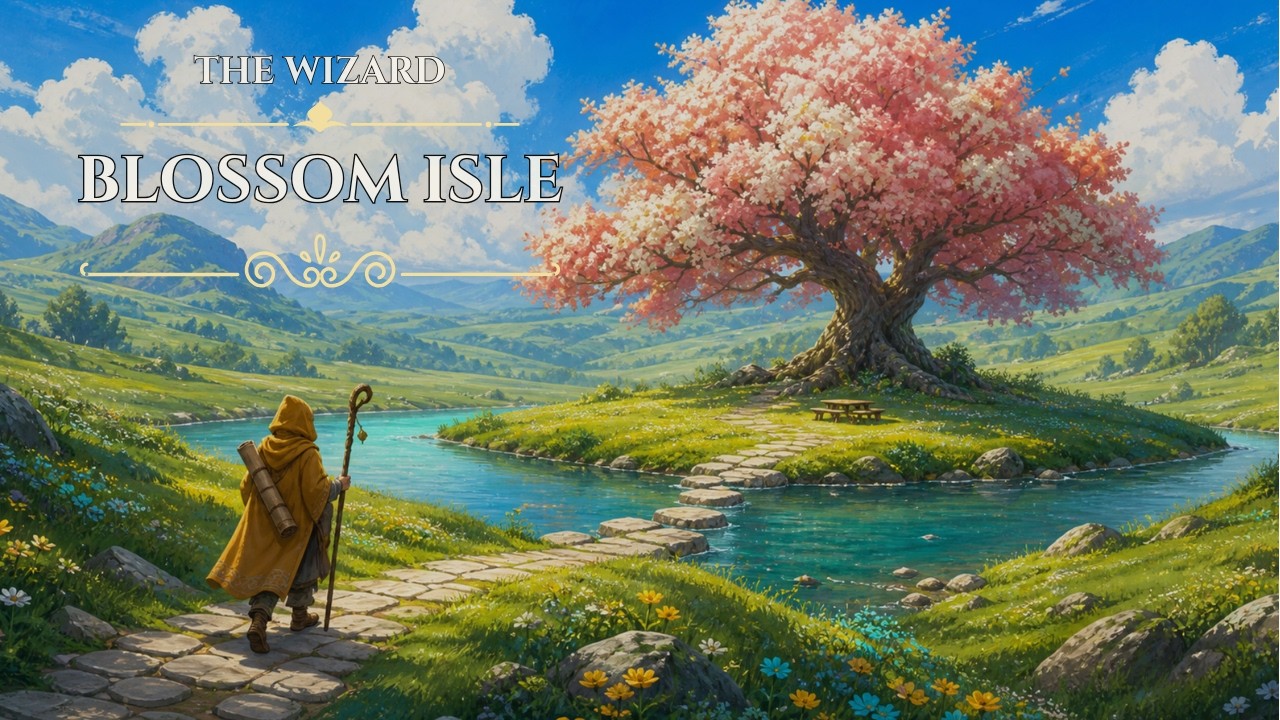 The Wizard’s Blossom Isle | Medieval Fantasy Music for Focus & Relaxation