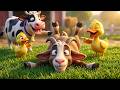 El Viejo MacDonald Tenía una Granja 🎉🐄🦆 ¡La Fiesta Sorpresa de los Animales! Canciones
