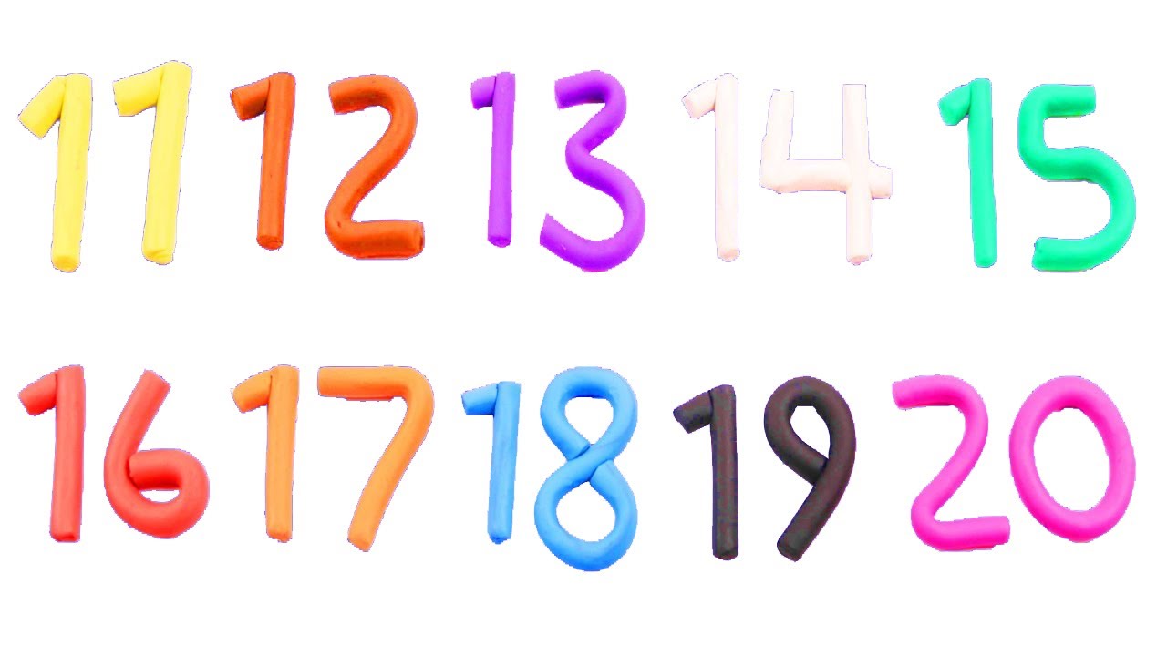 12.10 20. Numbers 11-20 Flashcards for Kids. Цифры 11-20. Цифры от 11 до 20. Numbers from 10 to 20 for Kids.