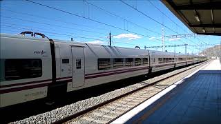 Tren ALVIA pasando por la estación de Xàtiva