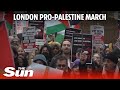 Pro-Palestine marchers stage &#39;day of national action&#39; in north London