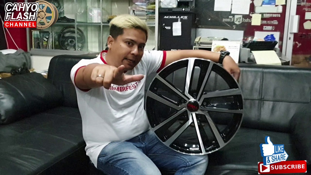 Unboxing Velg  ring  17  TRD Toko Velg  Mobil  Surabaya FLASH 