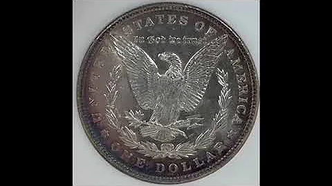 1886 Morgan Dollar MS64 DPL NGC - Reverse