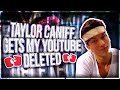 TAYLOR CANIFF GETS ME BANNED ON YOUTUBE(DISS TRACK)