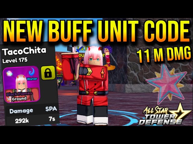 🌟6 STAR ] Tacochita ( Zero two ) - Showcase // ✨All Star Tower Defense 