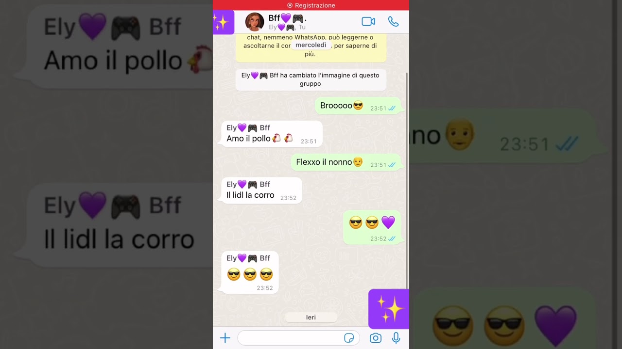 Chat tra Bff tipica🤣😂💜 YouTube