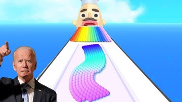 TikTok Gameplay Video 2023 - Satisfying Mobile Game Max Levels: Canvas Run Ball Run 2048 Update