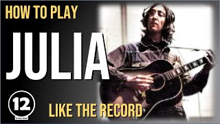 Vignette de la vidéo "Julia - The Beatles | Guitar Lesson"