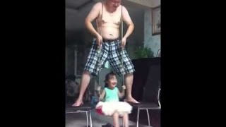 手作りブランコ（室内・屋外兼用鉄棒）