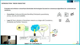 " Mobility Service Implementation by Adaptation of Blockchain Consensus Algorithms" - Cyril Naves