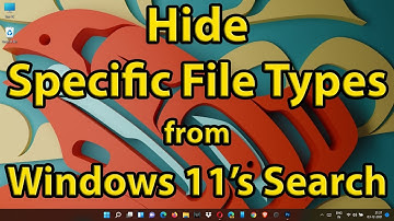 How to Hide Specific File Types From Windows 11’s Search Results