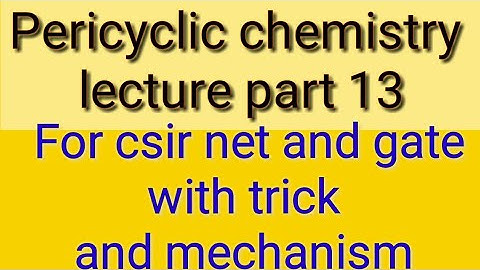 13.Aziridine to 1,3 dipolar formation and followed by  3+2 cycloaddition reaction in hindi
