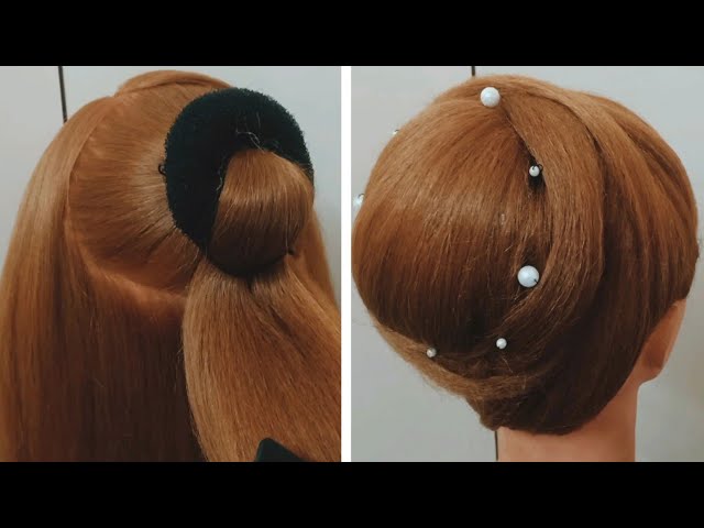 Heatless Messy Rolled Updo Hairstyle For Eid/ Hairstyle For Gown/Sarri -  YouTube | Hairstyle, Hairstyles for gowns, Eid hairstyles