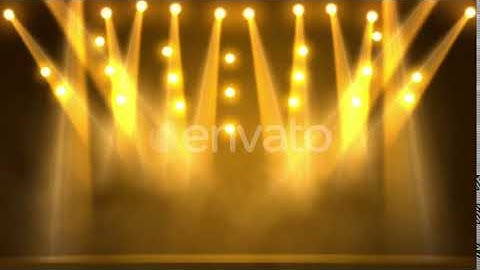 Yellow Stage Lights | Motion Graphics - Videohive template