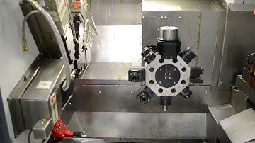 LICO LNT-36-4S 4-Slide CNC Screw Machine Front View 42mm Pickoff Spindle Mason Facility 11 2017